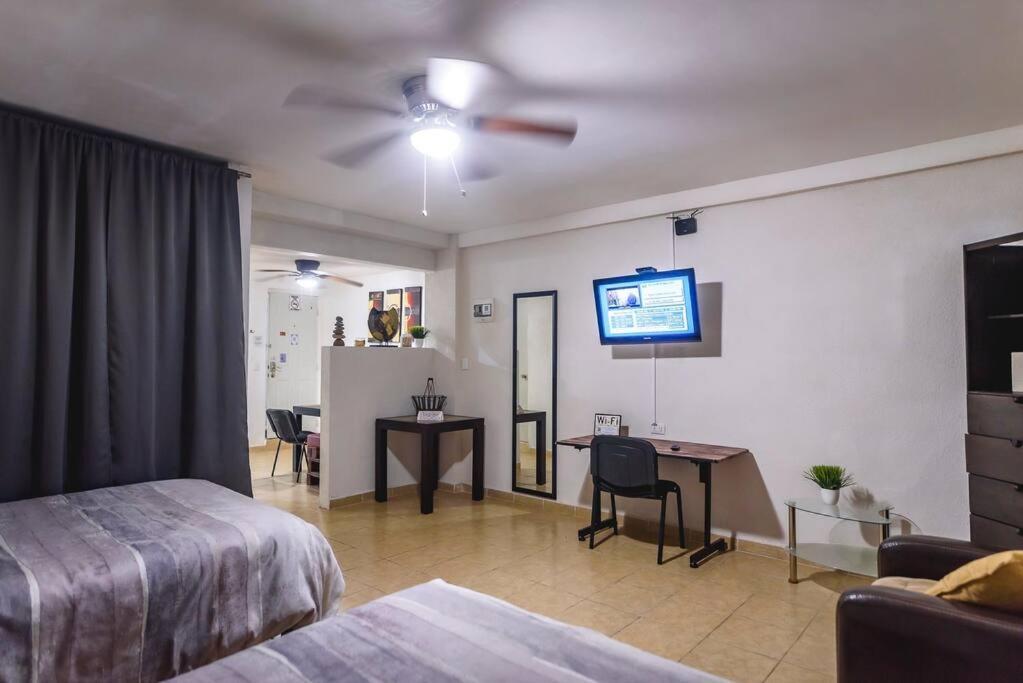 Departamento Comodo Centrico Tv Ac Wifi Cocina Parking, Letra C 巴耶斯城 外观 照片